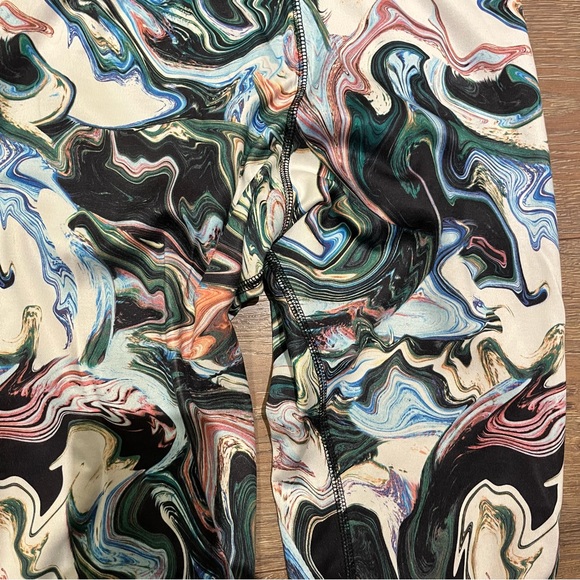 Nike Yoga Marble-printed , high rise leggings ,Sz S - Picture 5 of 9
